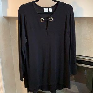 Chico’s Black long sleeve Tunic